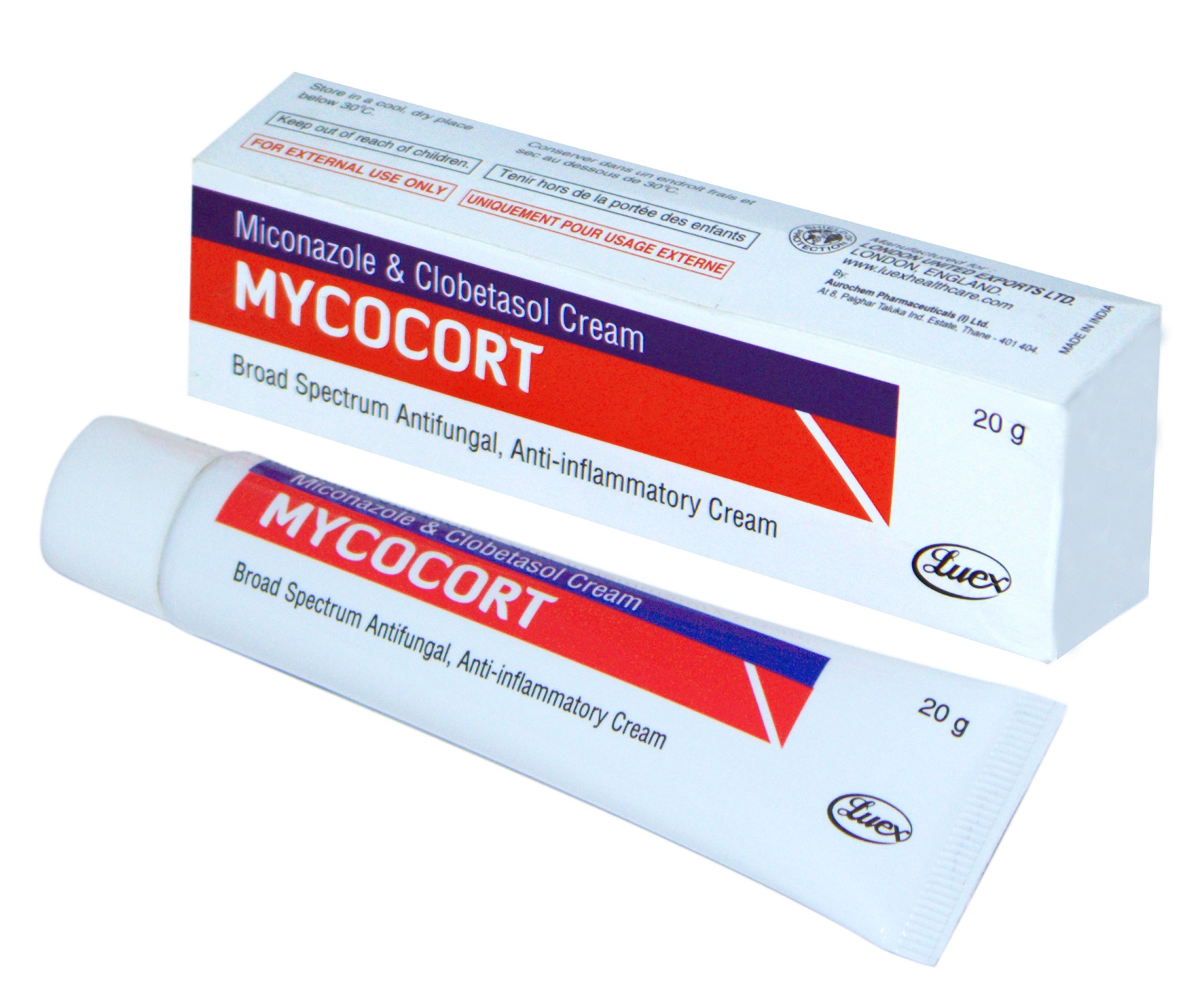 MICONAZOLE AND CLOBETASOL CREAM 20G (MYCOCORT)