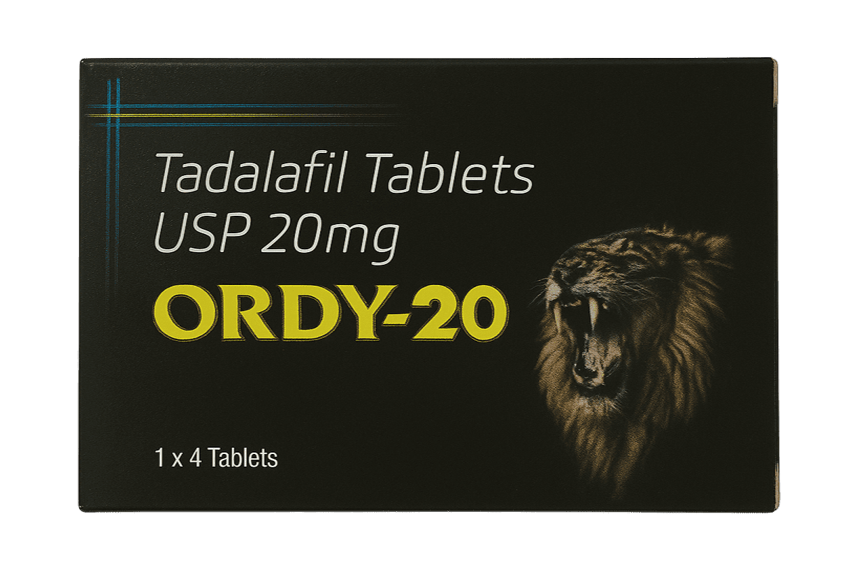ORDY-20 Tadalafil Tablets USP 20 mg