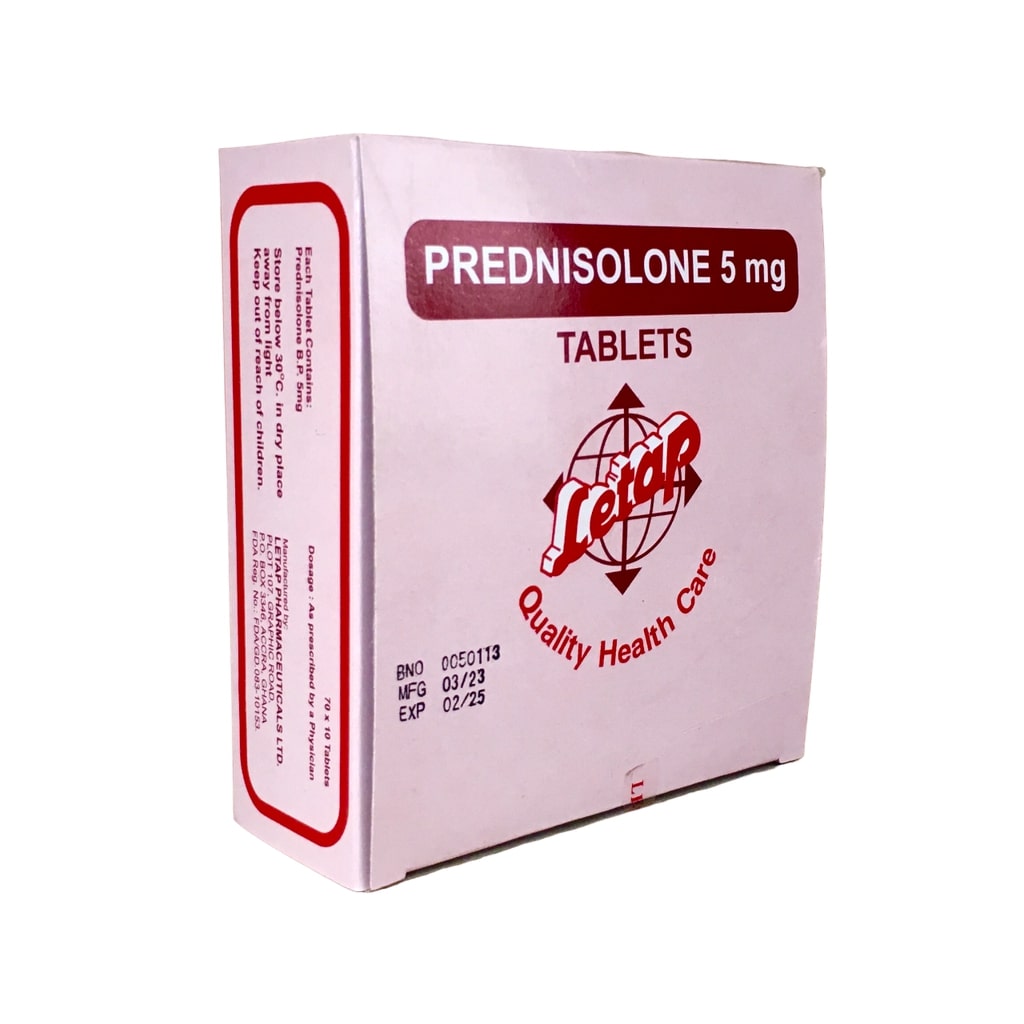 PREDNISOLONE TABs 5MG 50s (ECL)